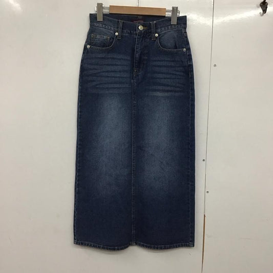 アーバンリサーチ URBAN RESEARCH スカート ロングスカート WH94-25M007 バックスリットデニムスカート S 無地 青 / ブルー /  レディース USED 古着 中古 10140644