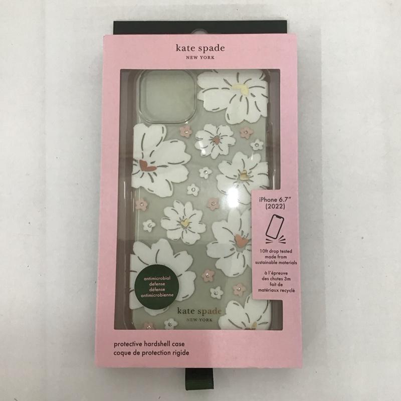 ケイトスペード Kate Spade ファッション小物 ファッション小物 KSIPH-224-CFLCC iPhone 14 Plus iPhoneケース Protective Hardshell Classic ロゴ、文字 X 花柄 マルチカラー / マルチカラー /  レディース USED 古着 中古 10122761