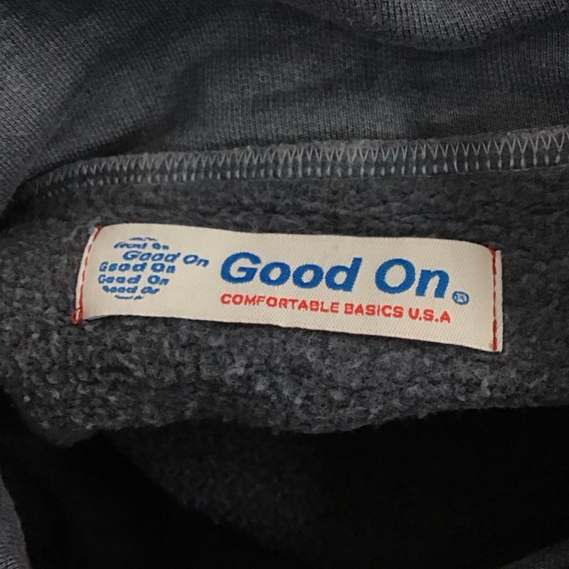 グッドオン Good On ワンピース ひざ丈スカート 裏起毛 スウェットワンピース 長袖 S 無地 青 / ブルー /  レディース USED 古着 中古 10123228