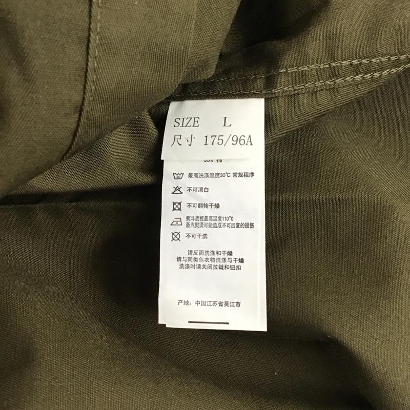 ディッキーズ Dickies シャツ、ブラウス 長袖 131M20WD01 ワークシャツ L ワンポイント カーキ / カーキ /  メンズ USED 古着 中古 10122159