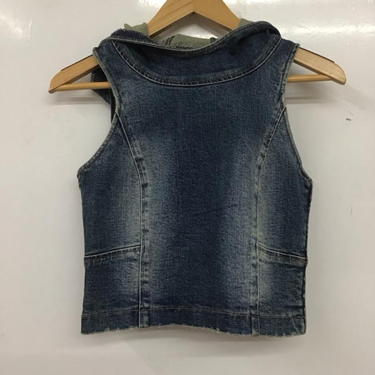 ラグア ジェム LAGUA GEM ベスト ベスト デニム M 無地 青 / ブルー /  レディース USED 古着 中古 10140232