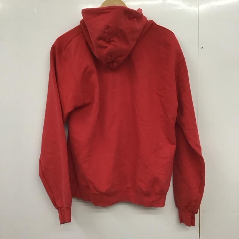 チャンピオン Campion パーカー 長袖 長袖パーカー プルオーバーパーカー スウェット M 無地 赤 / レッド /  メンズ USED 古着 中古 10149126