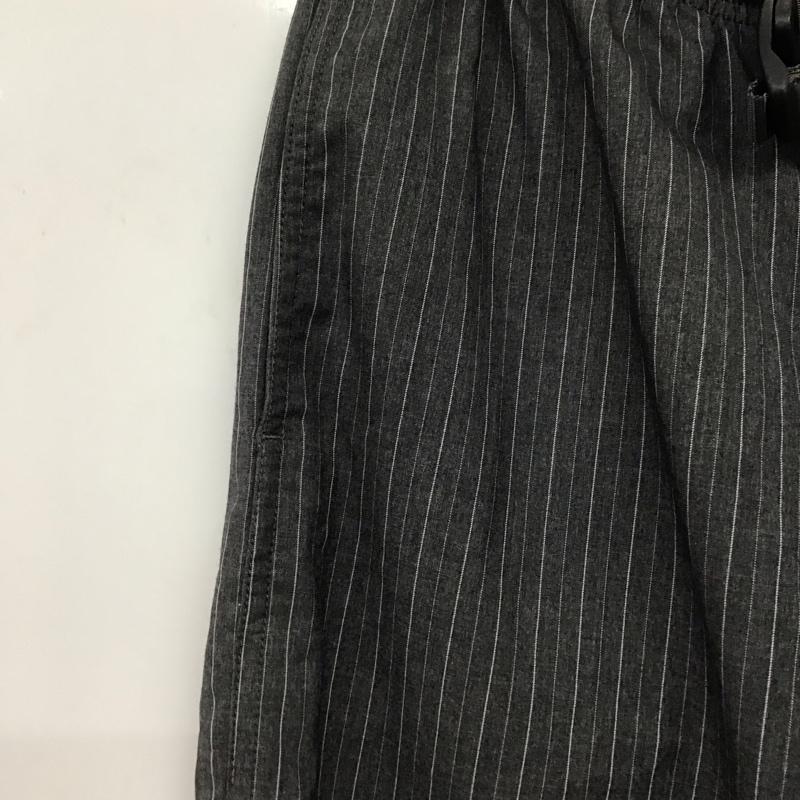 グラミチ GRAMICCI パンツ スラックス gmp-19s856 19SSビームス別注 イージースラックスパンツ M ストライプ 灰 / グレー /  メンズ USED 古着 中古 10147006