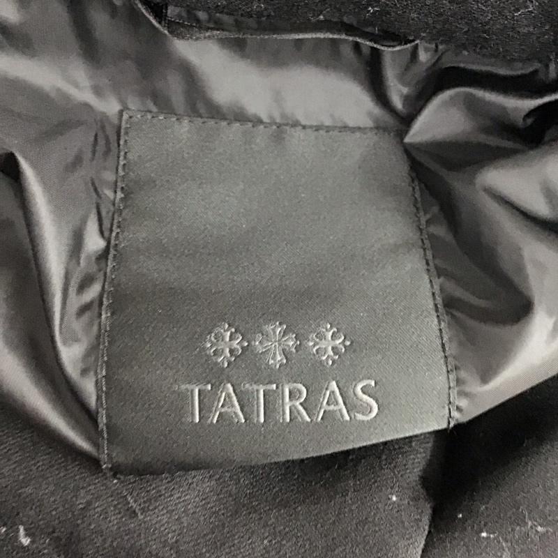 タトラス TATRAS ジャケット、上着 ダウンジャケット LTAT21A4571-D ロング丈 ファー付き 2 ワンポイント 黒 / ブラック /  レディース USED 古着 中古 10121557