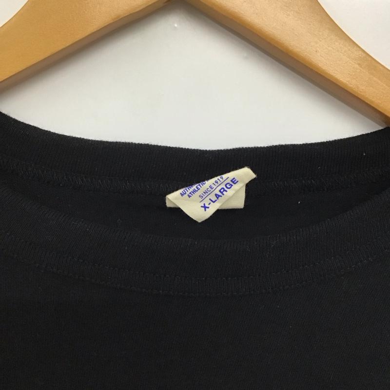 チャンピオン Campion Tシャツ 半袖 XL ロゴ、文字 黒 / ブラック /  メンズ USED 古着 中古 10142990