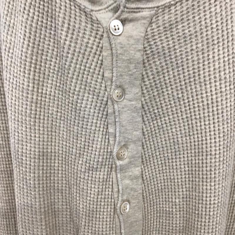 アメリカーナ AMERICANA ワンピース ロングスカート ワッフル サーマル 長袖 無地 ベージュ / ベージュ /  レディース USED 古着 中古 10120231