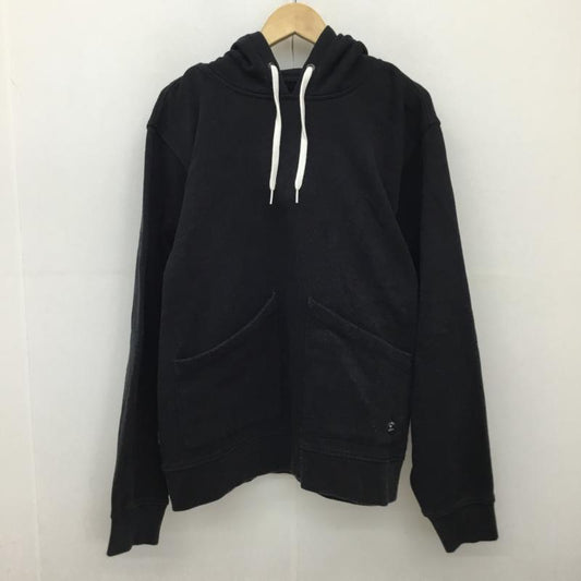 バンズ VANS パーカー 長袖 M ロゴ、文字 黒 / ブラック /  メンズ USED 古着 中古 10136082