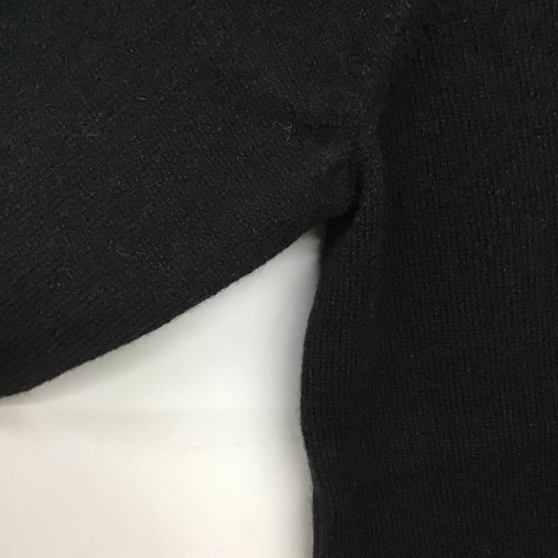 ダンヒル DUNHILL カーディガン 長袖 長袖ニットカーディガン ジップアップニット アウター XL 無地 黒 / ブラック /  メンズ USED 古着 中古 10145260