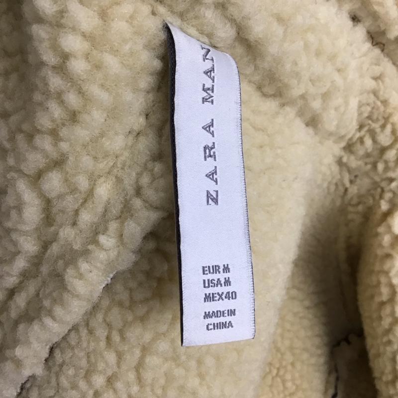 ザラメン ZARA MAN ジャケット、上着 ジャケット、ブレザー ボアジャケット アウター カジュアルジャケット カラージャケット M 無地 茶 / ブラウン /  メンズ USED 古着 中古 10123874