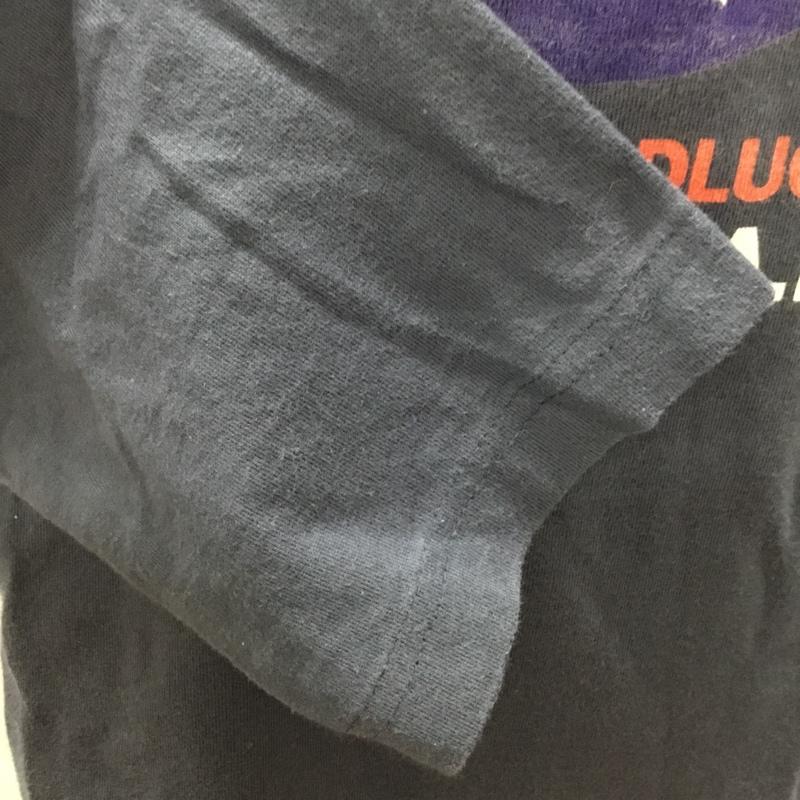 テッドマン TEDMAN カットソー 長袖 長袖カットソー クルーネックカットソー ロングスリーブカットソー プリントTシャツ 44 プリント 紺 / ネイビー /  メンズ USED 古着 中古 10112296