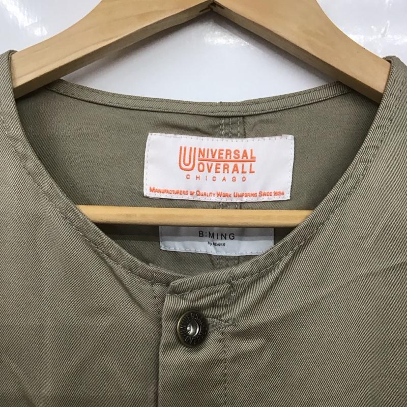 ユニバーサルオーバーオール UNIVERSAL OVERALL ジャケット、上着 ジャケット、ブレザー U22134225BM カバーオール M 無地 ベージュ / ベージュ /  メンズ USED 古着 中古 10131065