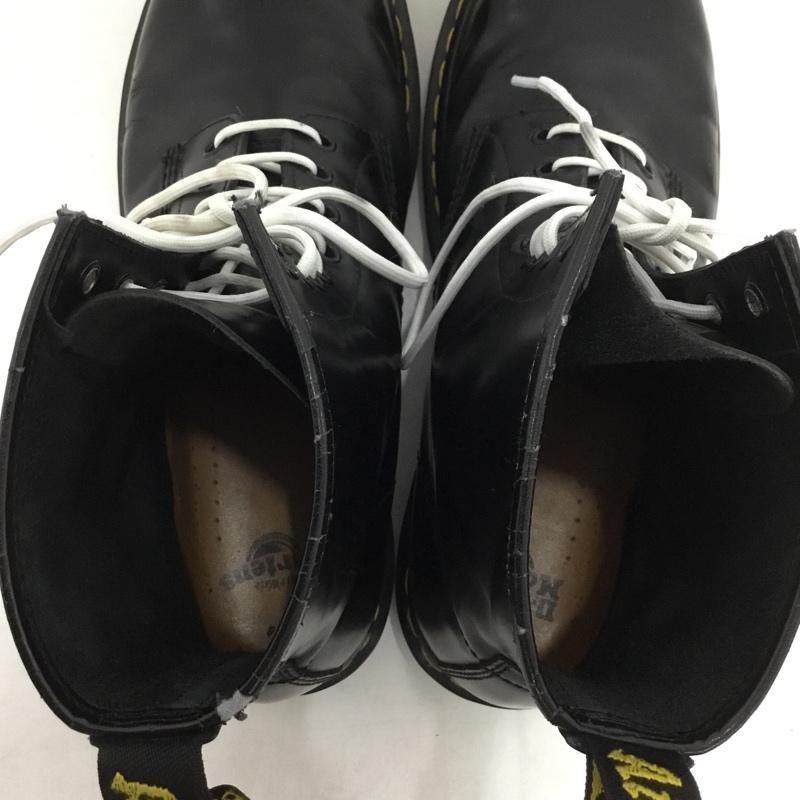 ドクターマーチン Dr.Martens ブーツ 一般 8ホール UK10 無地 黒 / ブラック /  メンズ USED 古着 中古 10142089