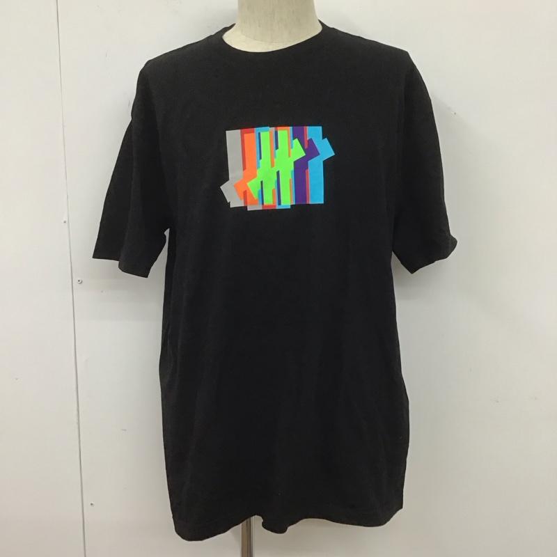 アンディフィーテッド UNDEFEATED Tシャツ 半袖 L プリント 黒 / ブラック /  メンズ USED 古着 中古 10106542
