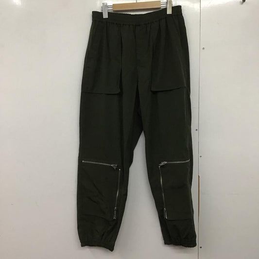 ジーユー GU パンツ ワークパンツ、ペインターパンツ 321-333494 ワイドパンツ カジュアルパンツ ワークパンツ L 無地 カーキ / カーキ /  メンズ USED 古着 中古 10143218