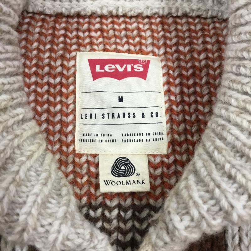 リーバイス Levi s ジャケット、上着 ジャケット、ブレザー ジップアップニットジャケット カラーニットジャケット アウター 古着 M プリント マルチカラー / マルチカラー /  メンズ USED 古着 中古 10108801