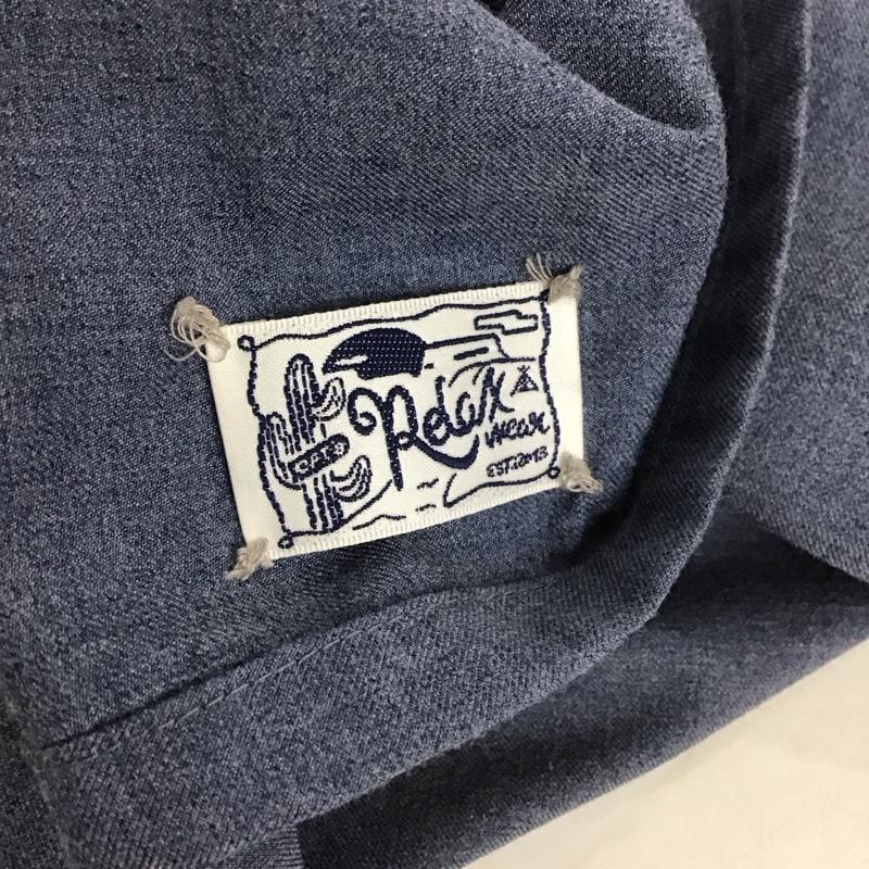 シーエフティーズ CFT S シャツ、ブラウス 半袖 オープンカラー 開襟シャツ XL ワンポイント 青 / ブルー /  メンズ USED 古着 中古 10140236