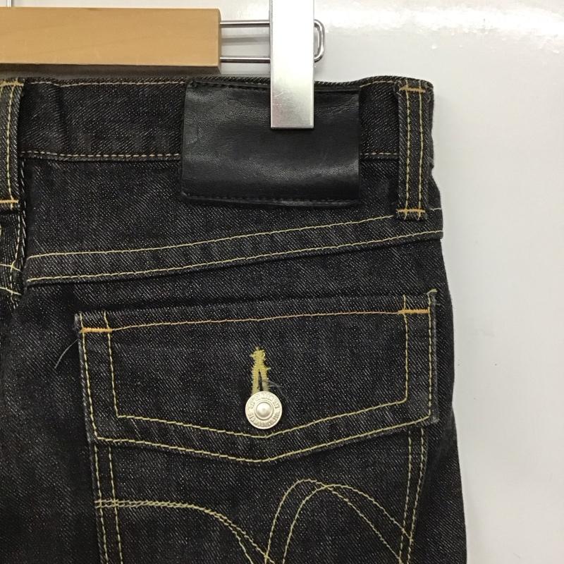 レッドムーン REDMOON パンツ デニム、ジーンズ デニムパンツ スリムパンツ カジュアルパンツ 無地 黒 / ブラック /  メンズ USED 古着 中古 10145302