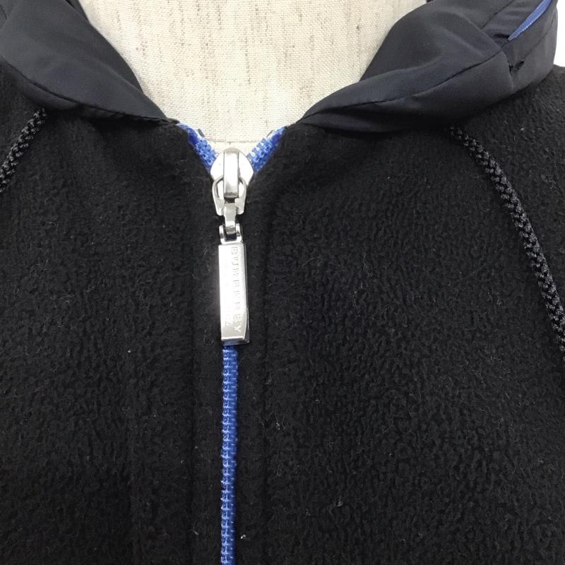 バーバリーブラックレーベル BURBERRY BLACK LABEL ジャケット、上着 ジャンパー、ブルゾン ジップアップジャケット ジャンパー フリースジャケット カジュアルジャケット アウター 2 ロゴ、文字 黒 / ブラック /  メンズ USED 古着 中古 10107692