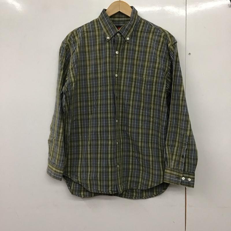 ザノースフェイス THE NORTH FACE シャツ、ブラウス 長袖 長袖シャツ チェックシャツ カラーシャツ ボタンダウンシャツ M チェック マルチカラー / マルチカラー /  メンズ USED 古着 中古 10141022