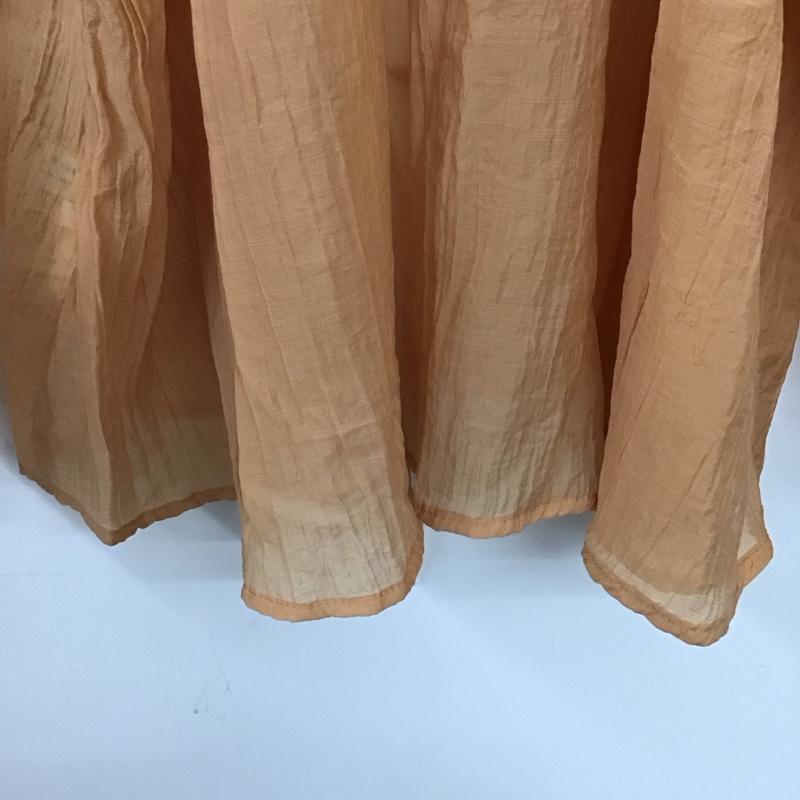 チャオパニック CIAOPANIC シャツ、ブラウス 長袖 無地 橙 / オレンジ /  レディース USED 古着 中古 10132055