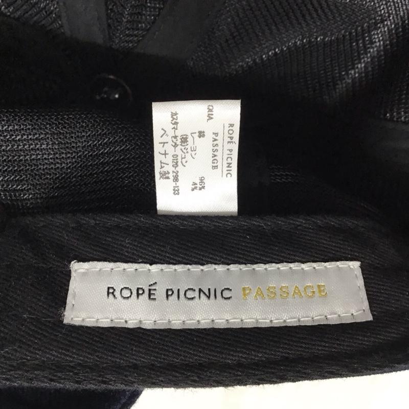 ロペピクニック ROPE  PICNIC 帽子 キャップ GIU-4700-A バックリボン 無地 紺 / ネイビー /  レディース USED 古着 中古 10118905