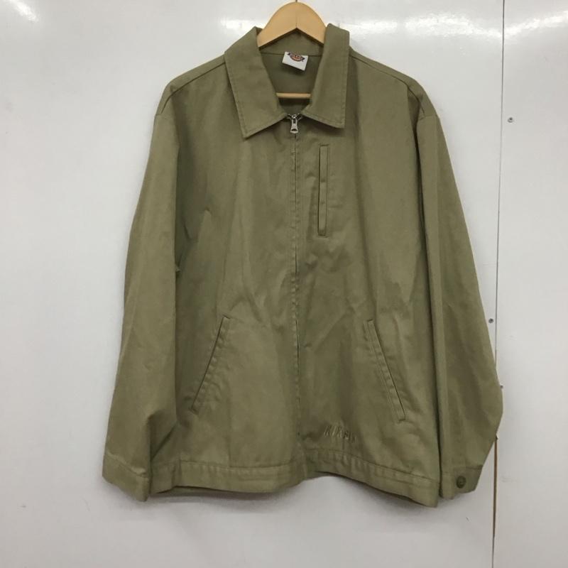 ディッキーズ Dickies ジャケット、上着 ジャンパー、ブルゾン ジャケット アウター カラージャケット L 無地 ベージュ / ベージュ /  メンズ USED 古着 中古 10139771