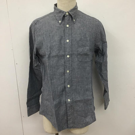 ブルックスブラザーズ BROOKS BROTHERS シャツ、ブラウス 長袖 長袖シャツ 無地シャツ カラーシャツ ボタンダウンシャツ M 無地 紺 / ネイビー /  メンズ USED 古着 中古 10126397