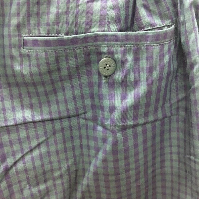 ラコステ LACOSTE パンツ スラックス 70s フランス製 チェック マルチカラー / マルチカラー /  メンズ USED 古着 中古 10113452