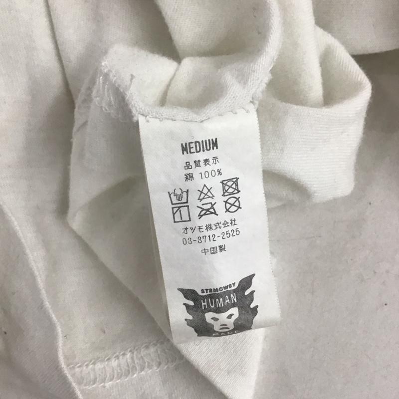 ヒューマンメード HUMAN MADE Tシャツ 半袖 半袖カットソー 無地Tシャツ クルーネックカットソー 無地 白 / ホワイト /  メンズ USED 古着 中古 10131238