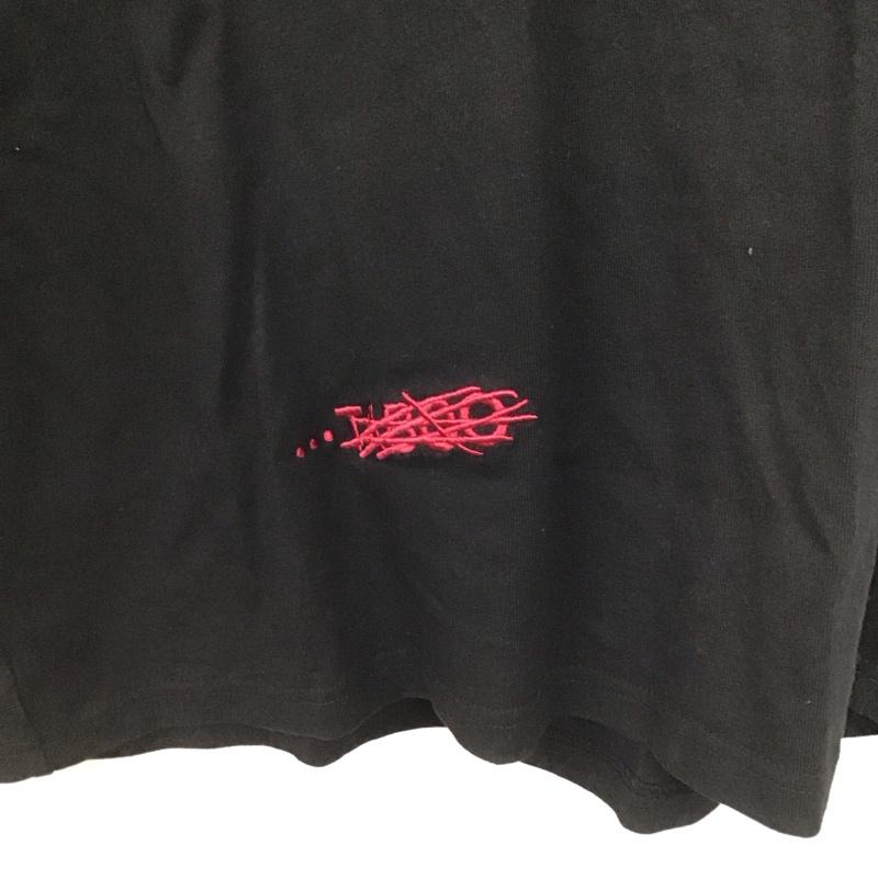 ゲンザイ genzai Tシャツ 半袖 半袖カットソー プリントTシャツ クルーネックカットソー L ロゴ、文字 黒 / ブラック /  メンズ USED 古着 中古 10146210