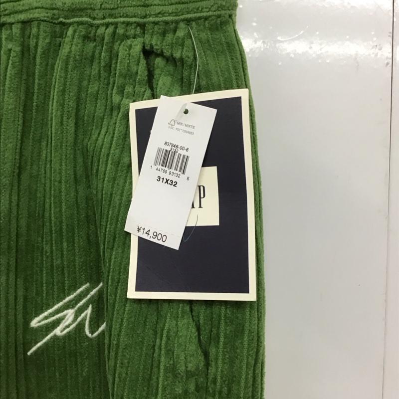 ギャップ GAP ボトムス ボトムス コーデュロイパンツ 31インチ 無地 緑 / グリーン /  メンズ USED 古着 中古 10130043