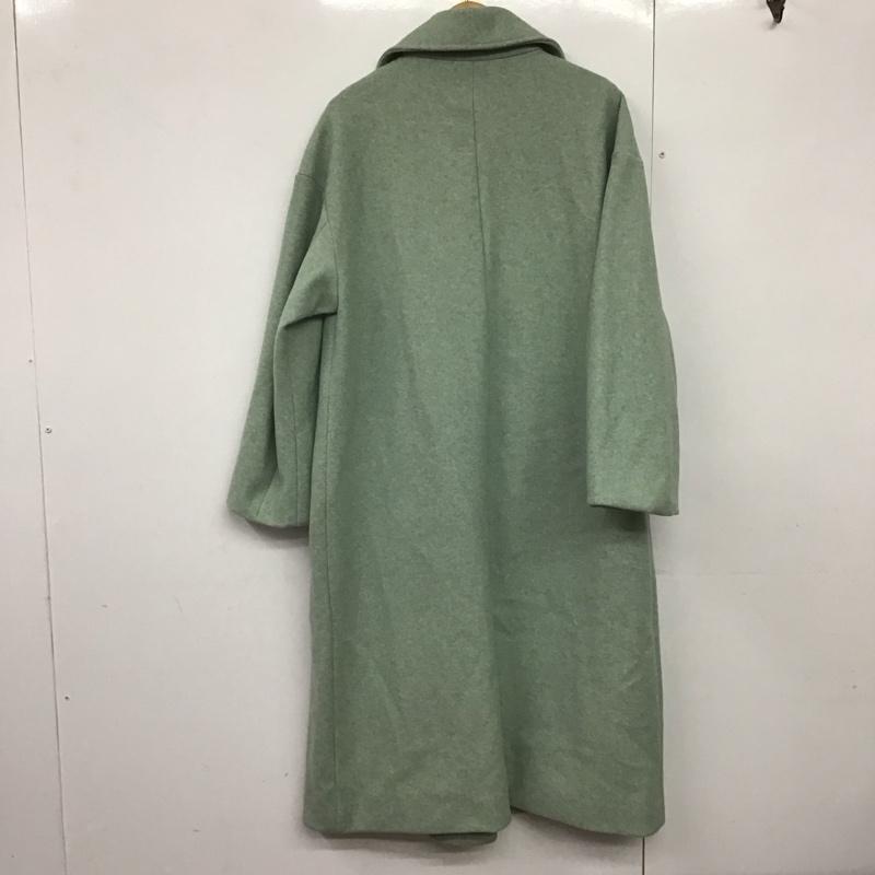 ザラ ZARA コート コート一般 ロングコート カラージャケット アウター チェスターコート S 無地 薄緑 / ライトグリーン /  レディース USED 古着 中古 10144309