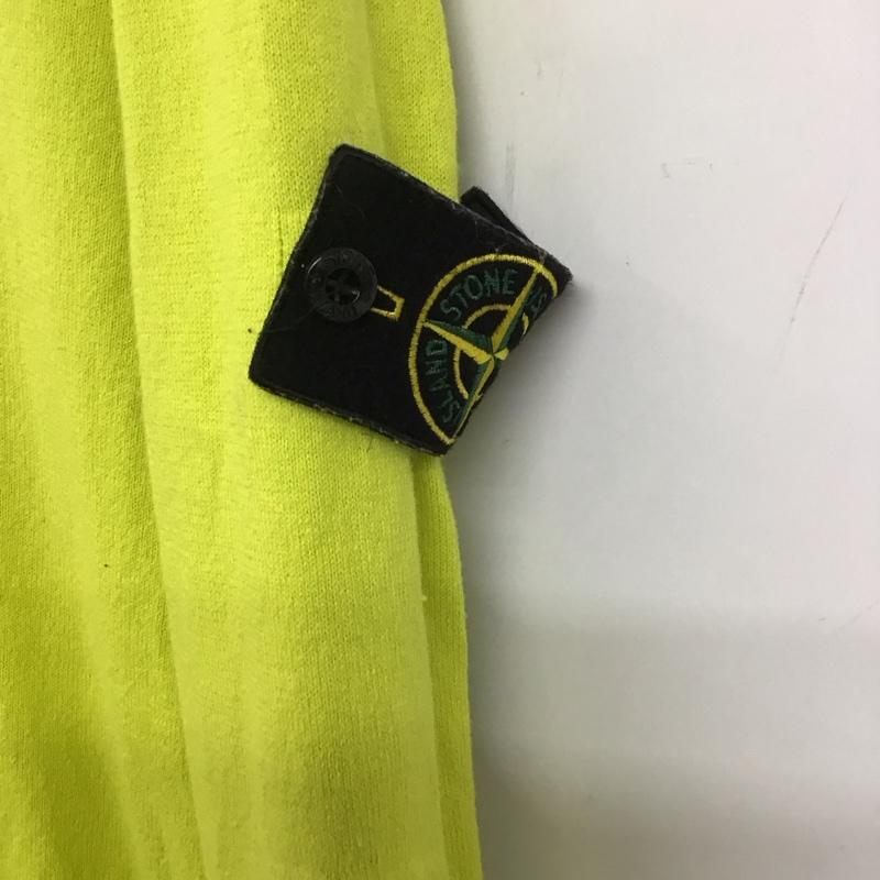 ストーンアイランド STONE ISLAND Tシャツ 長袖 M 無地 黄緑 / イエローグリーン /  メンズ USED 古着 中古 10134845