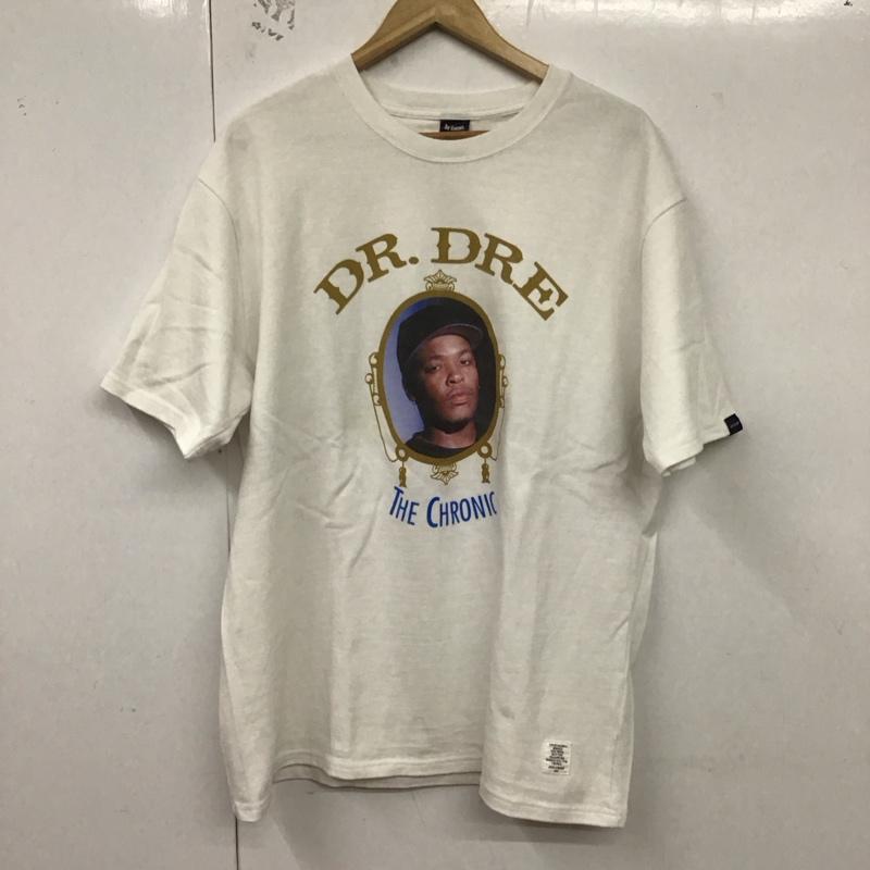 アップルバム APPLEBUM Tシャツ 半袖 半袖カットソー プリントTシャツ クルーネックカットソー the chronic XL プリント 白 / ホワイト /  メンズ USED 古着 中古 10130004