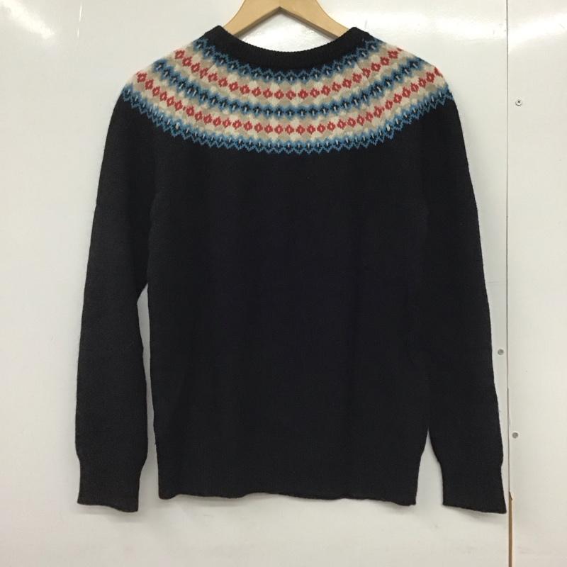 ブルックスブラザーズ BROOKS BROTHERS ニット、セーター 長袖 長袖ニットカットソー クルーネック セーター M プリント マルチカラー / マルチカラー /  レディース USED 古着 中古 10145081