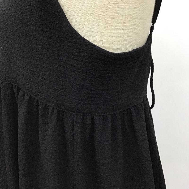 ローリーズファーム LOWRYS FARM ワンピース ロングスカート LF723008TK キャミワンピース FREE 無地 黒 / ブラック /  レディース USED 古着 中古 10121123