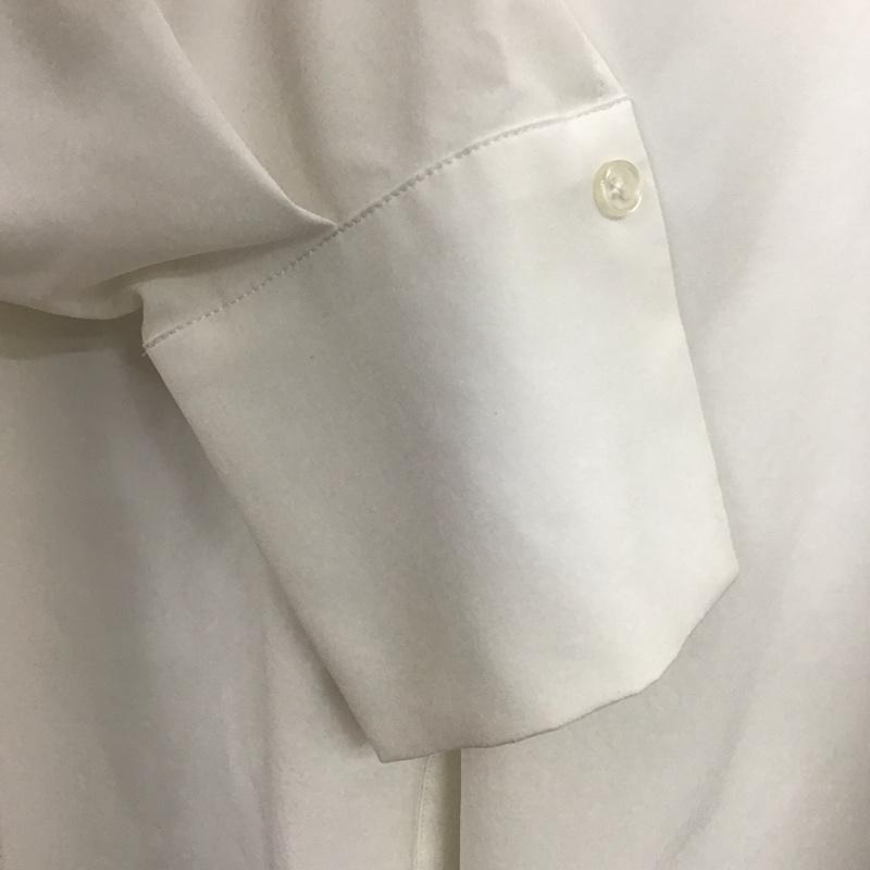 ユナイテッドアローズ UNITED ARROWS シャツ、ブラウス 長袖 9111-673-0018 MARW UNITED ARROWS タック スリーブシャツ 無地 白 / ホワイト /  レディース USED 古着 中古 10142147