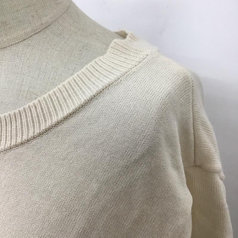 ザラ ZARA ワンピース ロングスカート 半袖ロングワンピース ボーダーワンピース M ボーダー柄 ベージュ / ベージュ /  レディース USED 古着 中古 10117939