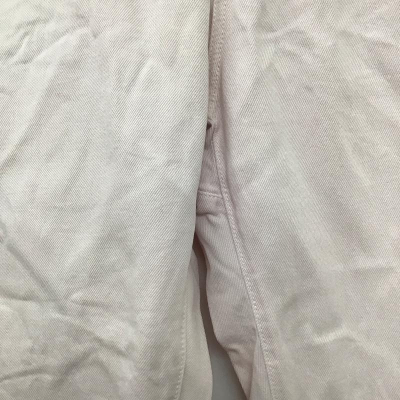 ザラ ZARA パンツ デニム、ジーンズ デニムパンツ ワイドパンツ カジュアルパンツ 38インチ 無地 桃 / ピンク /  レディース USED 古着 中古 10149566