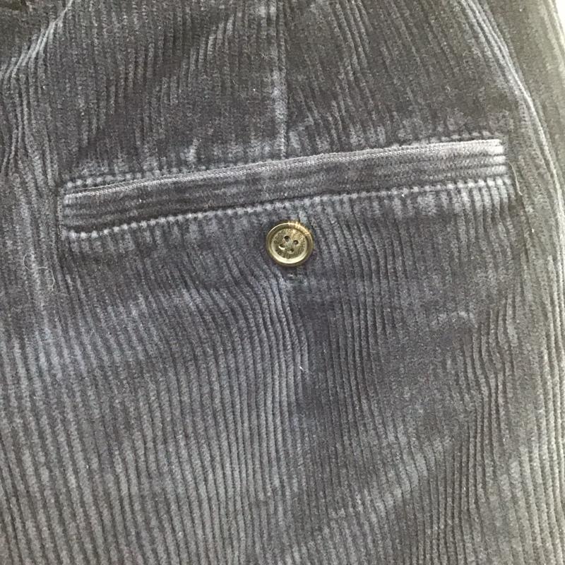 ブルックスブラザーズ BROOKS BROTHERS パンツ チノパン コーデユロイパンツ ワイドパンツ カジュアルパンツ ストレートパンツ チノパン 34 無地 紺 / ネイビー /  メンズ USED 古着 中古 10110353