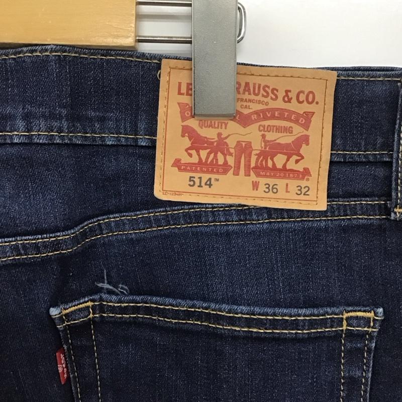 リーバイストラウスアンドコー Levi Strauss & co. パンツ デニム、ジーンズ デニムパンツ スリムパンツ カジュアルパンツ ストレッチパンツ 36 無地 インディゴ / インディゴ /  メンズ USED 古着 中古 10126827