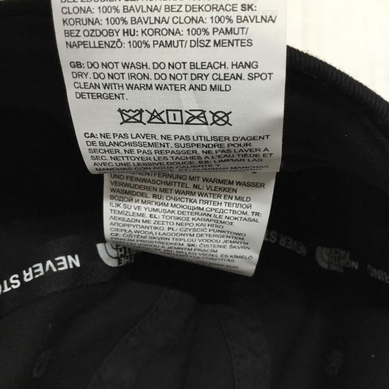 ザノースフェイス THE NORTH FACE 帽子 キャップ NF0A5FY1 HORIZONTAL EMBRO BALLCAP ロゴ、文字 黒 / ブラック /  メンズ USED 古着 中古 10111056
