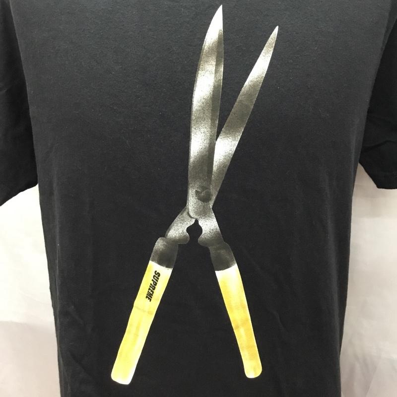 シュプリーム Supreme Tシャツ 半袖 19SS ShearsTee シザーズ ハサミ Tシャツ 半袖カットソー S プリント 黒 / ブラック /  メンズ USED 古着 中古 10118722