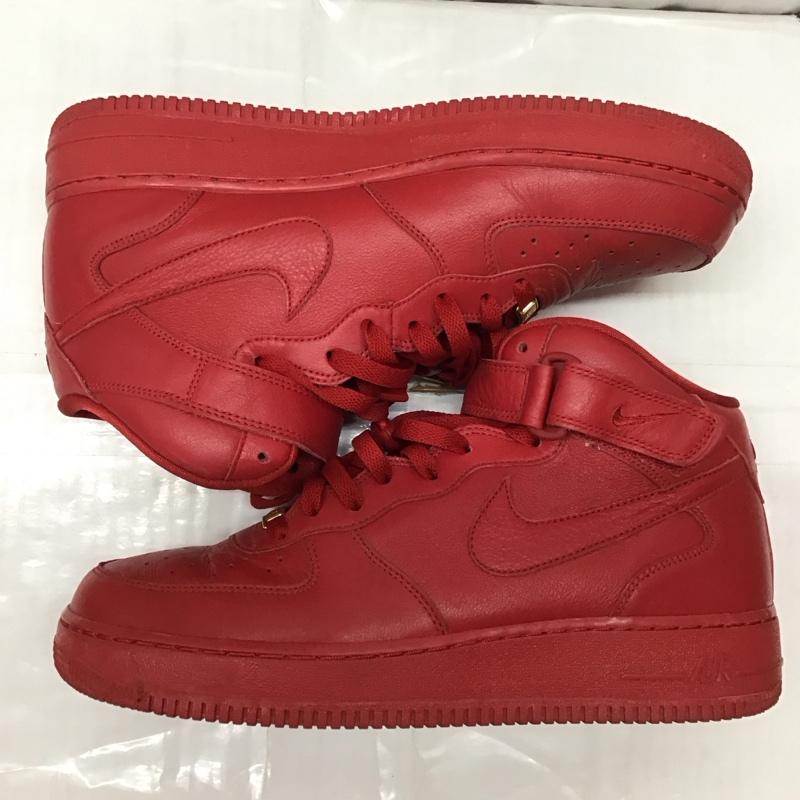 ナイキ NIKE スニーカー スニーカー 808788-981 AIR FORCE 1 28cm 28.0cm ロゴ、文字 赤 / レッド /  メンズ USED 古着 中古 10112174