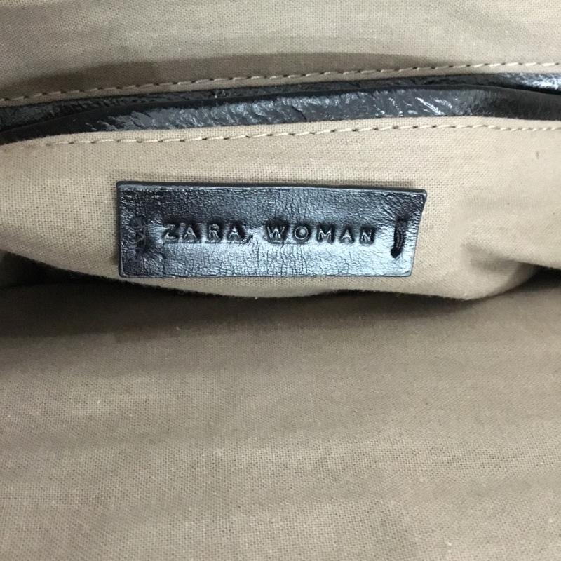 ザラ ZARA ハンドバッグ ハンドバッグ 無地 黒 / ブラック /  レディース USED 古着 中古 10144339