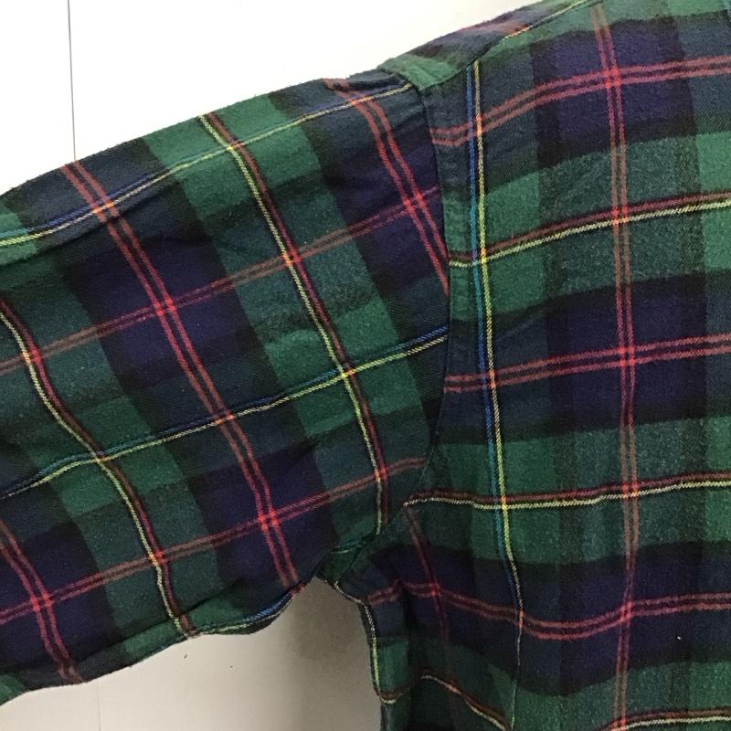 エルエルビーン L.L.Bean シャツ、ブラウス 長袖 長袖シャツ カラーシャツ ポケットシャツ 長袖カットソー チェックシャツ L チェック マルチカラー / マルチカラー /  メンズ USED 古着 中古 10124772