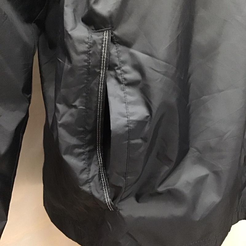 アディダス adidas ジャケット、上着 ジャケット、ブレザー M35323 ナイロンジャケット M ロゴ、文字 黒 / ブラック /  メンズ USED 古着 中古 10118386