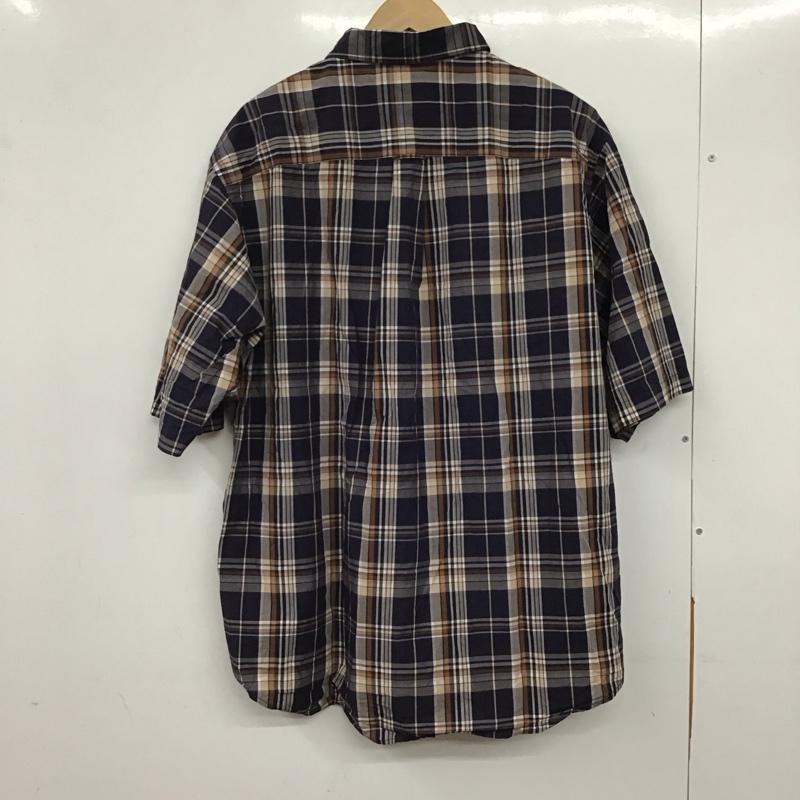 フリークスストア FREAK S STORE シャツ、ブラウス 半袖 半袖シャツ チェックシャツ カラーシャツ L チェック マルチカラー / マルチカラー /  メンズ USED 古着 中古 10137446