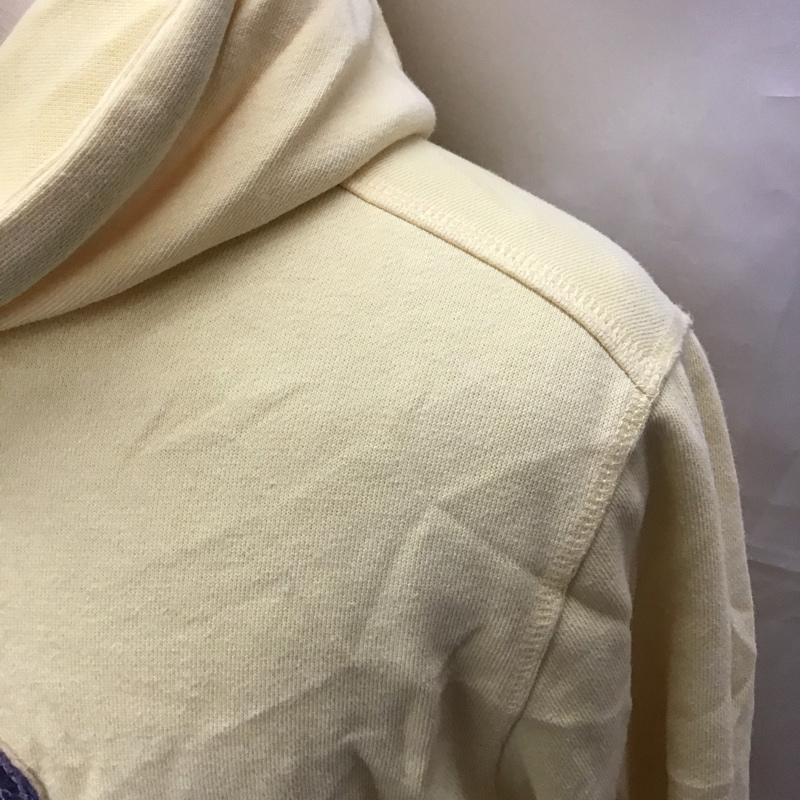 ブルックスブラザーズ BROOKS BROTHERS パーカー 長袖 長袖パーカー フード付きパーカー プリントスウェット トレーナー L ロゴ、文字 黄 / イエロー /  メンズ USED 古着 中古 10113240