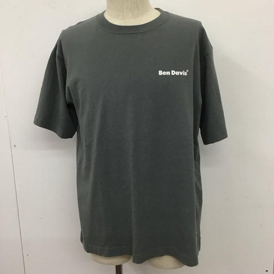 ベンデイビス BEN DAVIS Tシャツ 半袖 C-1580006 ヘビーウェイ半袖Tシャツ 半袖カットソー プリントTシャツ XL プリント 灰 / グレー /  メンズ USED 古着 中古 10110738